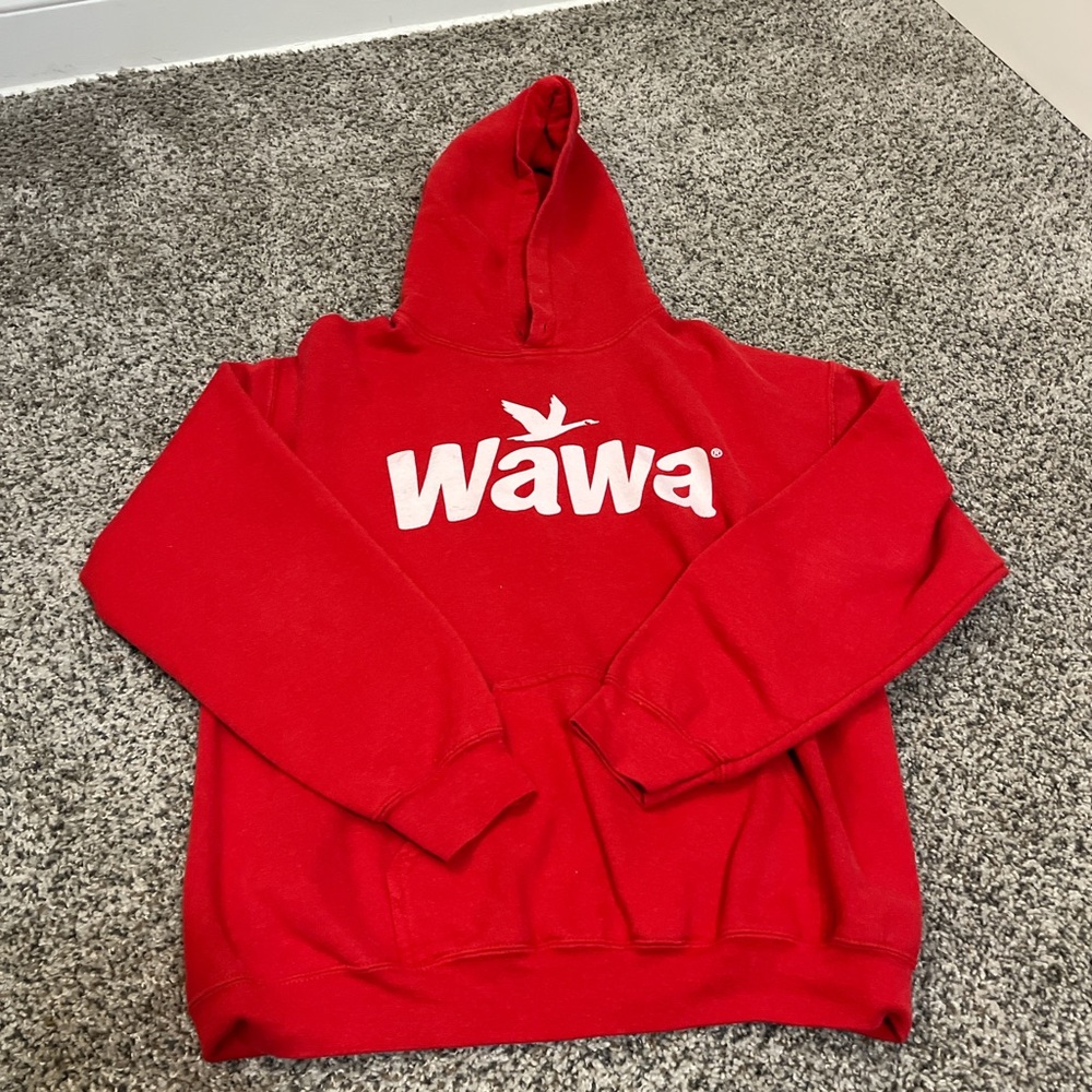 Red wawa hoodie